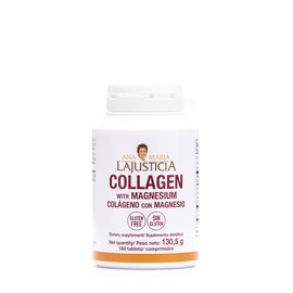 Ana Maria LaJusticia Collagen with Magnesium 180 Tabs - Healthy Teeth, Skin & Bones - Energy-Full - Gluten-Free - Easy-to-Use - Rejuvenates Your Skin & Strengthens Nervous System - from Spain