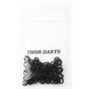 THOR-DARTS Darts 120 Rubber Rings Black in Bag Pack of