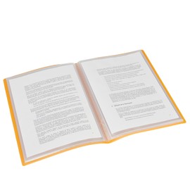 grafoplas 1155724 Folder with 30 Sleeves, Orange