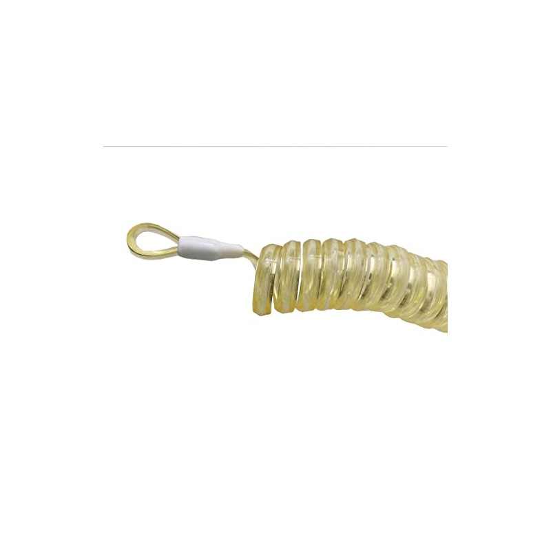 LLB Sports Coil Cord with Carabiner L Length 8.7 inches