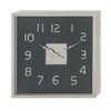 Deco 79 43542 Wall Clock, Black/Silver