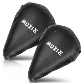 RIXOW 2er Set Sattelschutz Wasserdicht Fahrrad, 100% Wasserdicht Sattelbezug, Reißfest Fahrradsattel Regenschutz, Elastische Wasserfeste Fahrradsatteldecke für MTB Trekkingrad Rennrad