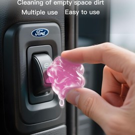 Car Cleaning Gel,Reusable Car Cleaning Putty for Interior Detailing, Car Cleaning Supplies, Auto Detailing Tools, Car Slime for Dust Removal, Car Accessories Interior, Car Cleaning Kit(Pink, 0.8 OZ)