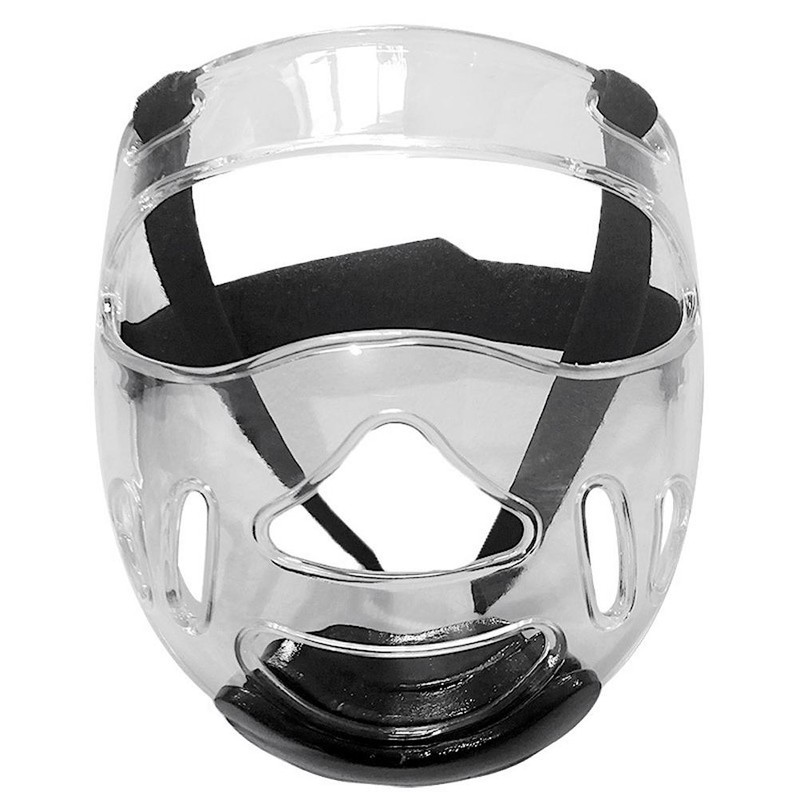 Taekwondo Headgear Clear Face Guard Portable Detachable Taekwondo Head Guard