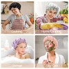 Tbestmax Gorro Ducha Mujeres Niñas Pelo Largo Grueso Baño Impermeable