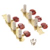 Alice AO-020HV2P 2pcs(Left + Right) Classical Guitar Tuning Key Gold