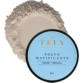 TEIA COSMETICOS Polvo Matificante Translúcido Fijador - 100% ingredientes naturales - Libre de talco - 30 gr