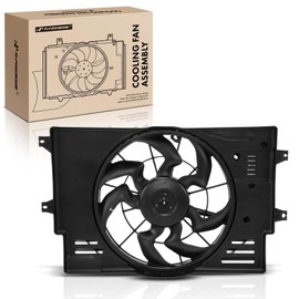 A-Premium Engine Radiator Cooling Fan Assembly Compatible with Select Hyundai & Kia Models - Elantra 2017-2020, Elantra GT 2018-2020, Forte 2020-2022 - Replace# 25380F3300