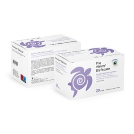 PIERPAOLI ProVision Blefacare Eye Wipes for Adults and Children: Suitable for Daily Hygiene for Dry and Tired Eyes with Cleansing and Makeup Effect, 1 Pack of 20