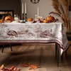 Bnejvif Fall Tablecloth Oval Thanksgiving Tablecloth Leaves Autumn Tablecloths Waterproof