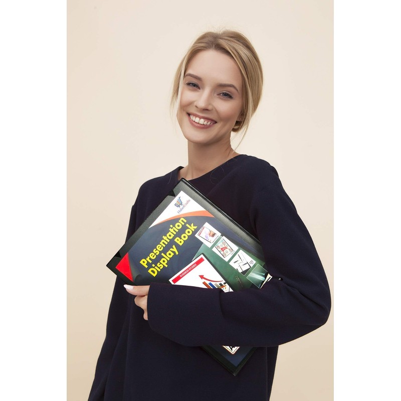 A5 Display Book Certificate Folder 20 Pocket Display Folders with