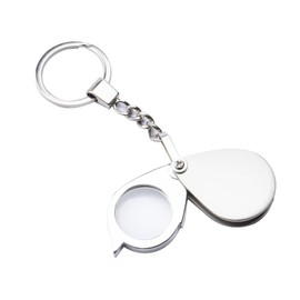 JUFYVO 20X Magnifier Magnifying Glass Keychain Portable Pocket Magnifier Mini Folding Magnifier Glass Optical Lens Loupes for Reading