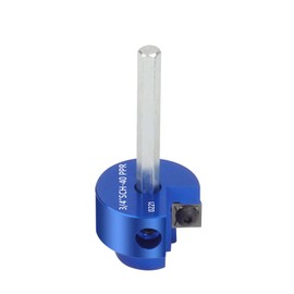XJX PPR75 PVC Pipe Reamer, 3/4" Head Aluminum PVC Fitting Saver Fit Into Standard 1/2" Drill and 3/8" Hex Shaft