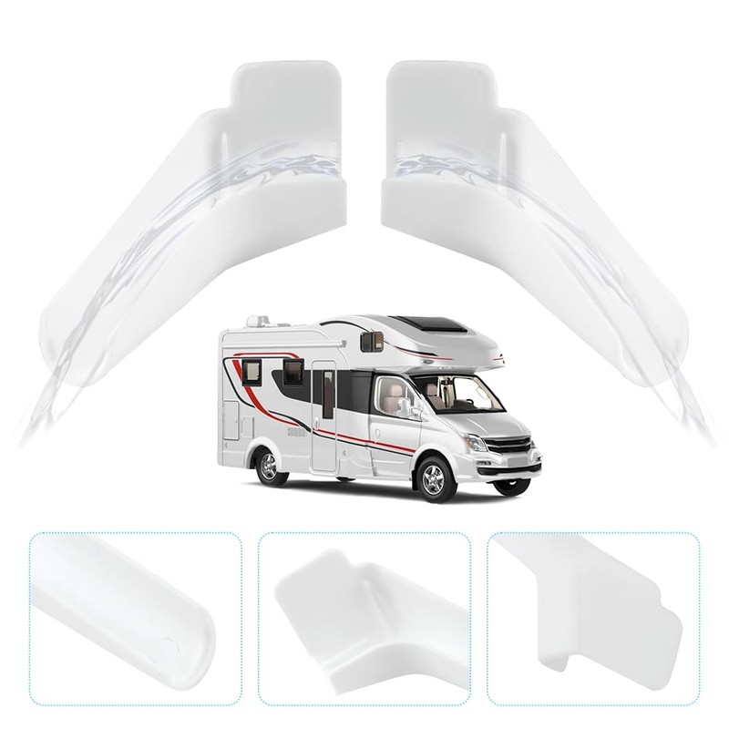 Trasylph Pack of 4 RV Gutter Spout, RV Rain Gutter