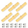 Bwintech 6 pcs Hose Barb Fittings, 8mm 2 Way Straight