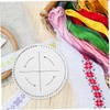 IWOWHERO Kumihimo Braiding Board Slot Thick Braided Disk for Bracelet