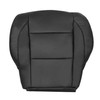Vigoraze Driver & Passenger Bottom Leather Replacement Seat Covers Black