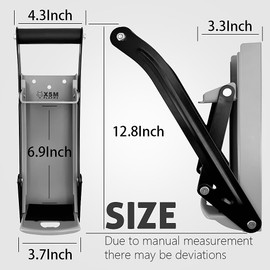 16oz 12oz metal Can Crusher Wall Mounted，Aluminum Can Crushers Heavy Duty，Can Crushers for Recyclings With Bottle Opener and Non-Slip Mat for Recycling，Home Improvement Must Haves by X5MPLXPMX