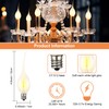 Meonum 12 Pcs Silicone Dipped Candle Light Bulbs, LED Silicone