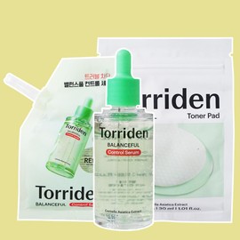 Torridon Toriden Balanceful Cica Control Serum 50ml (+50ml refill+10 pads) / 토리든 밸런스풀 시카 컨트롤 세럼 50ml (+리필50ml+패드10매)