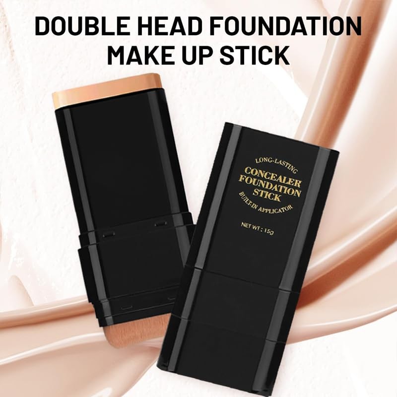 Concealer Foundation Stick,2 in 1 Long-Lasting Concealer Contour Sticks with