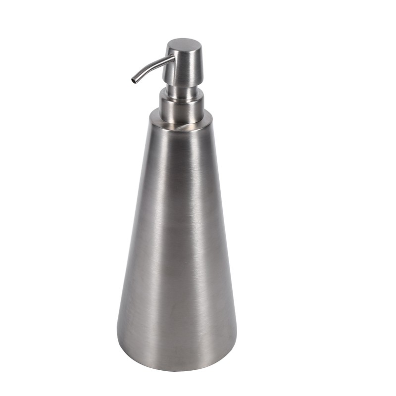1PC 800ml Large Capacity Stainless Steel Pump Soap Dispenser Countertop