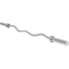 Amber Olympic Super Curl Barbell 47"-Heavy-Duty EZ Curl Bar with