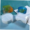TEHAUX 1 Set Coaster Mold for Epoxy Resin Flexible and