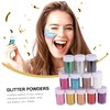 OHPHCALL Nail Charms 12 Color Glitter Sequins Nail Art Powders