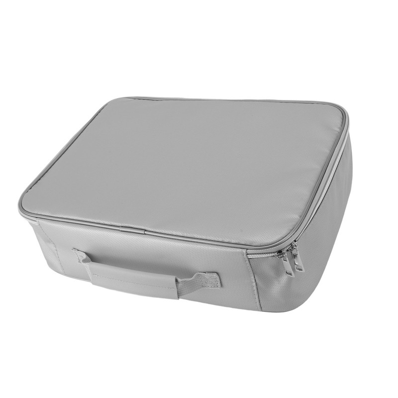 Fireproof Document Bag Portable Waterproof Office Important Document Storage Organizer