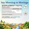 Vitalitown Moringa Capsules, Pure Moringa Oleifera Leaves, No Sticks, No