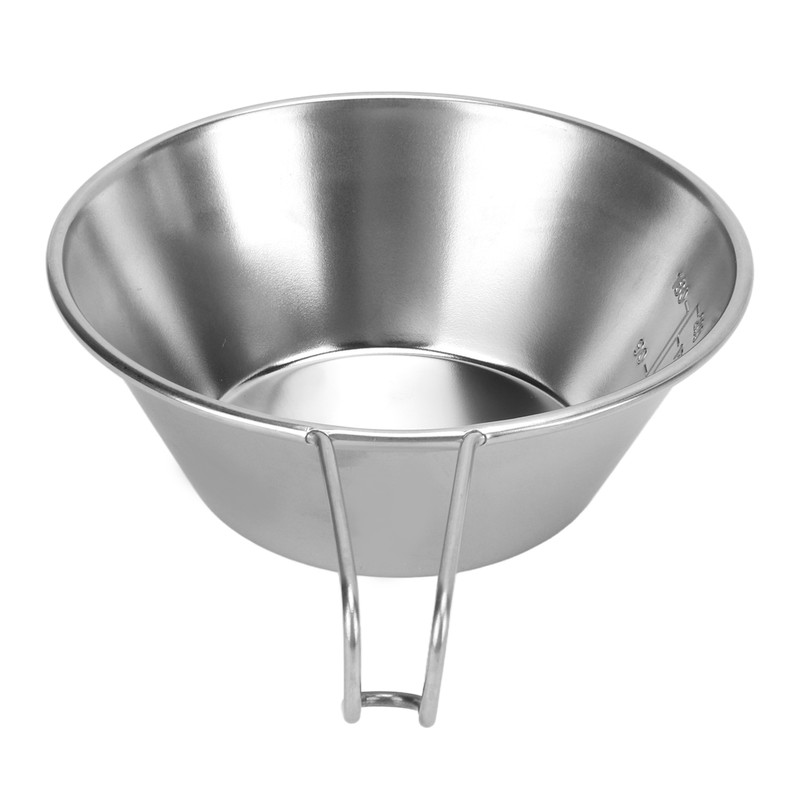 Stainless Steel Camping Sierra Cup Stackable Portable Stainless Steel Sierra