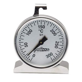 Patisse Baking Oven Thermometer 300 Degree Celsius, Stainless Steel Multi Colour