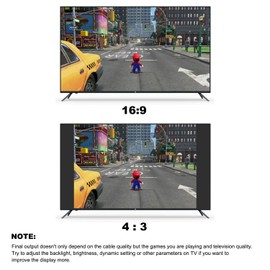 N64 to HDMI Converter Converts N64 Game Console Video Signal to HDMI Signal HDTV Cable for NGC/ N64/ Super NES