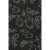 [COLORATA] Carolata Shark Pattern Necktie (100% Silk / Jacquard Woven),