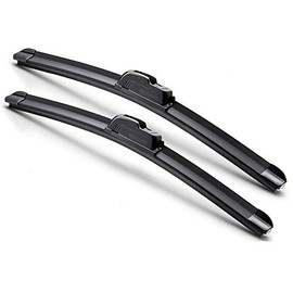 S SIZVER Windshield Wipers Wiper 2 Blades Set -15"+15" Type-G Replacement Wiper Single Blades for Original Equipment U/J Hooks