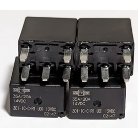 4pcs Song Chuan Relay 301-1C-C-R1 U01 12VDC 35 Amp