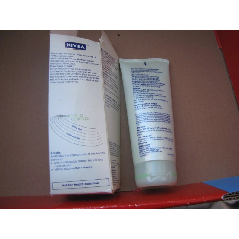 Nivea My Silhouette! Redefining Gel Cream 7 oz White Tea