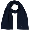 GANT Unisex Shield Wool Knit Scarf, navy