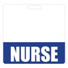 Nurse Badge Buddy (Blue) - Horizontal Heavy Duty Badge Buddies