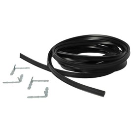 vhbw Universal Oven Seal 3 m with Angle Hook Mounting Kit Compatible with Oven Cooker Seal Oven Door Seal Oven Door Seal Door Seal Door Seal