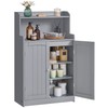 VASAGLE Bathroom Storage Cabinet, Bathroom Floor Cabinet with 2 Doors,