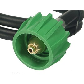 M.B. Sturgis Inc. Stainless Steel Overbraid Propane Adapter Hose. Type 1 X #600 Bulk Adapter (1"-20) (4 Feet)