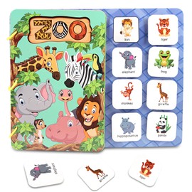 OWMYOWL Montessori Toys Preschool Busy Book - Educational Learning Toys for Kids Toddler Activities Animal Theme for Autism Sensory Special Needs for Boys Girls 1 2 3 Years Old（Starter Edition）