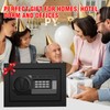 1.6 Cub Fire Proof Safe for Home Documents, Anti-Theft Digital