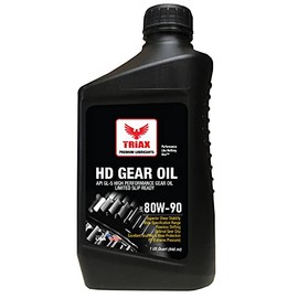 Triax HD Gear Premium LS 80W-90, GL-5 Limited Slip Ready, Manual Transmissions, Hypoid Gear Systems, Differentials, NATO Military Approved, Widest OEM Specification Range (1 Quart)