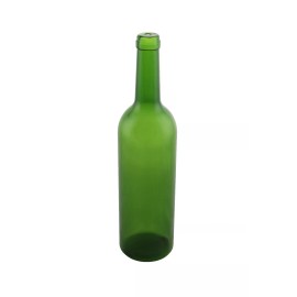 Unbranded Plastic Wine Bottles 12" Tall Green Empty Display Pack Of 6