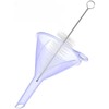 iSnuff Mini Funnel Small Plastic Funnel 5-Pack for Lab Bottles,