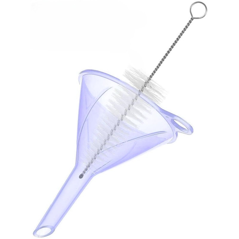 iSnuff Mini Funnel Small Plastic Funnel 5-Pack for Lab Bottles,