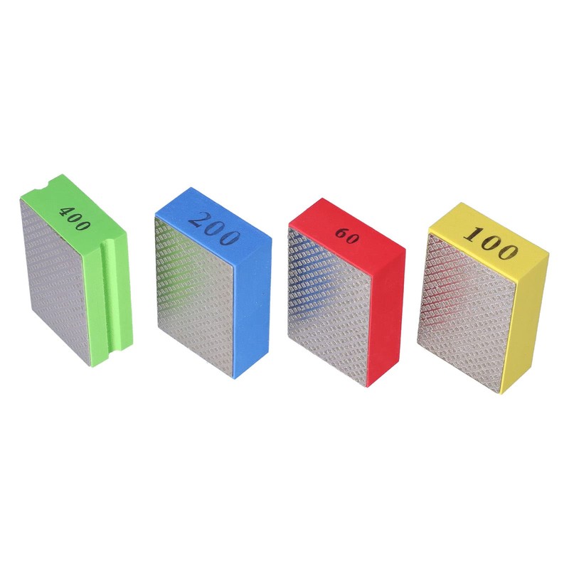 4pcs Diamond Hand Polishing Pads for Sanding Ceramics Glass Tile